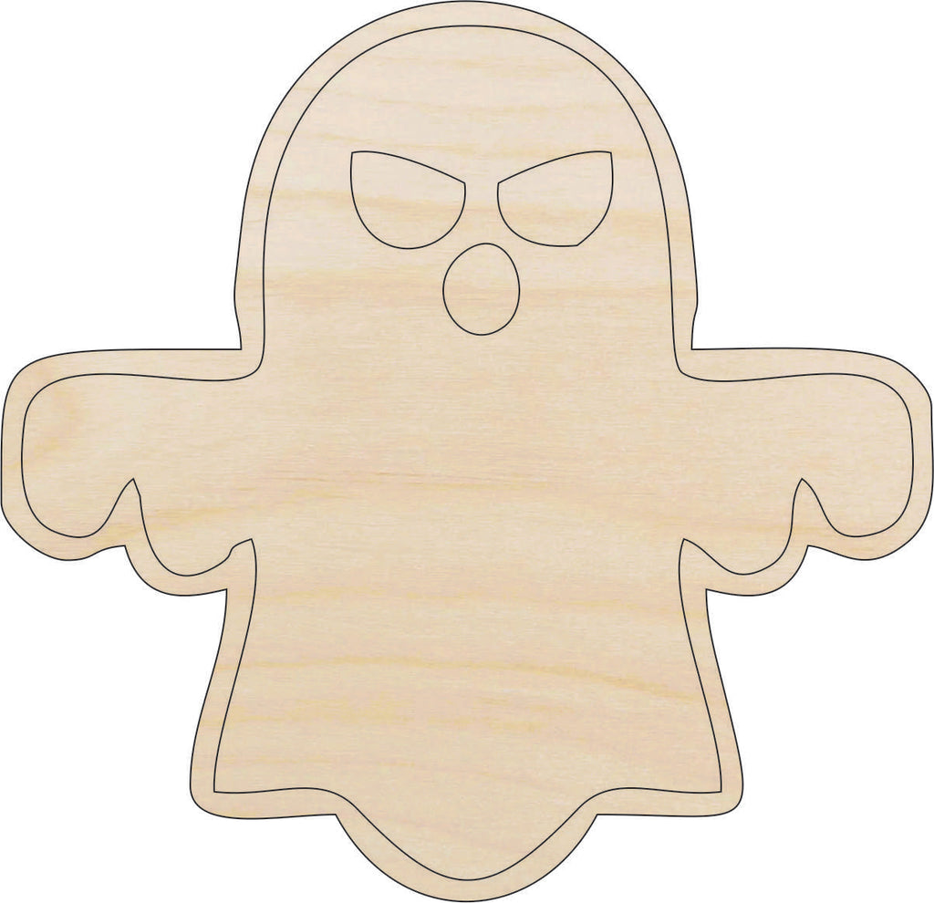 Ghost - Laser Cut Out Unfinished Wood Craft Shape FAL250