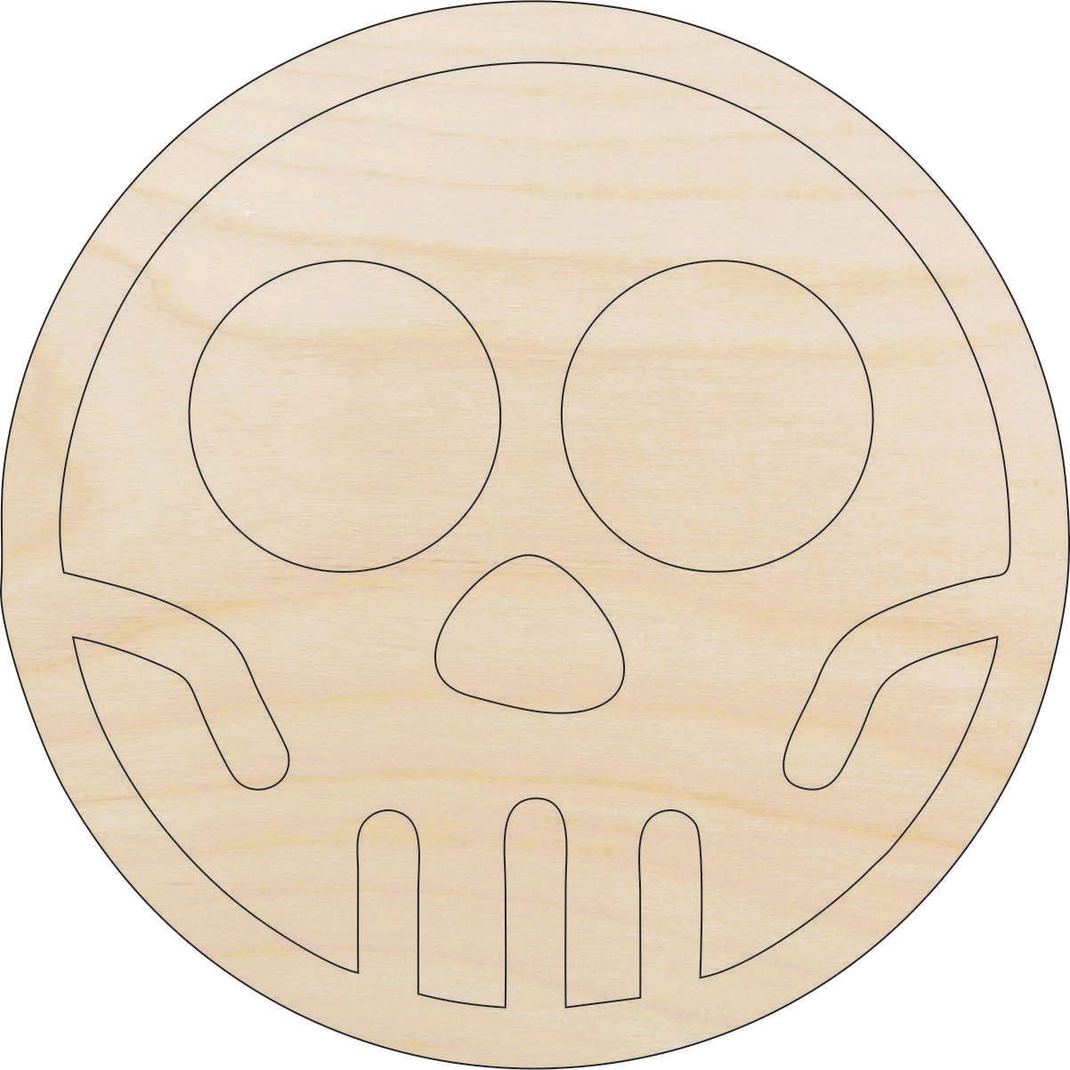 Skeleton Wood Craft Shape - Laser Cut Baltic Birch Unfinished DIY Wood Art Supplies FAL251 - The Wood Shape Store
