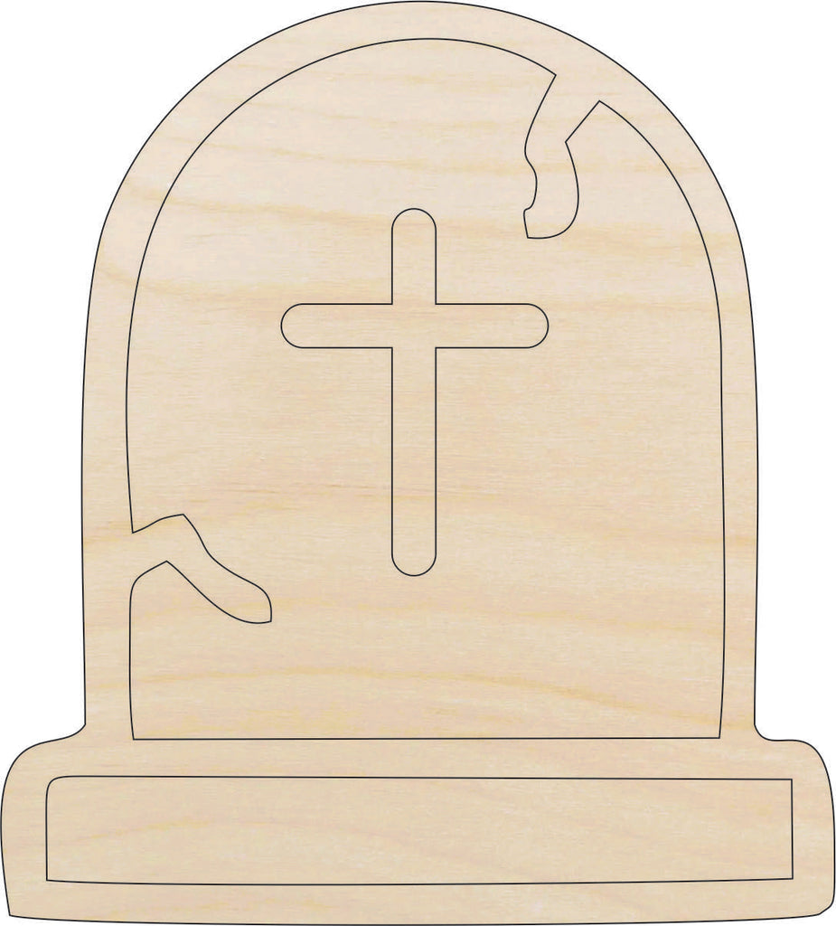 Tombstone - Laser Cut Out Unfinished Wood Craft Shape FAL252