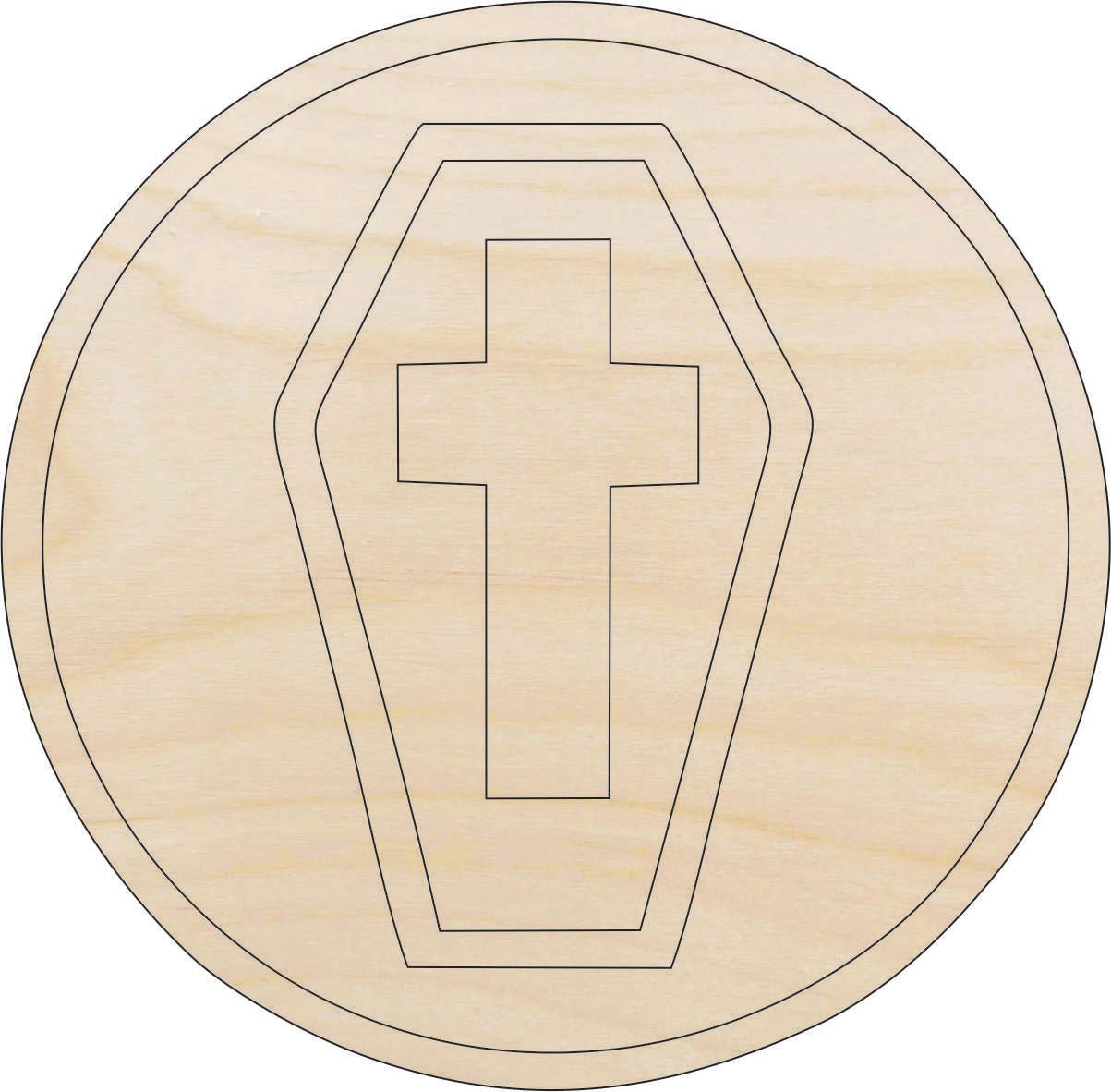 Tombstone Wood Craft Shape - Laser Cut Baltic Birch Unfinished DIY Wood Art Supplies FAL256 - The Wood Shape Store