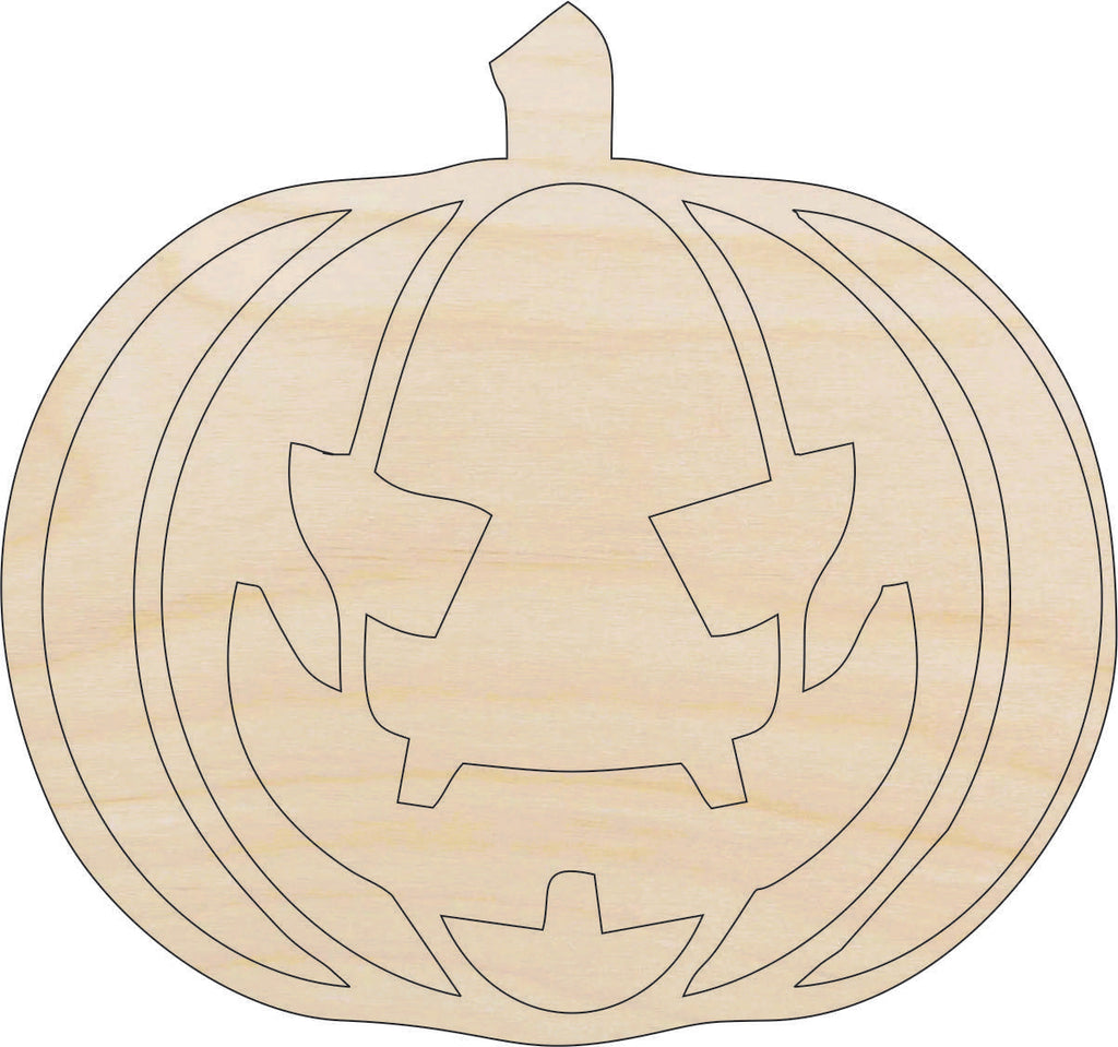Pumpkin - Laser Cut Out Unfinished Wood Craft Shape FAL257