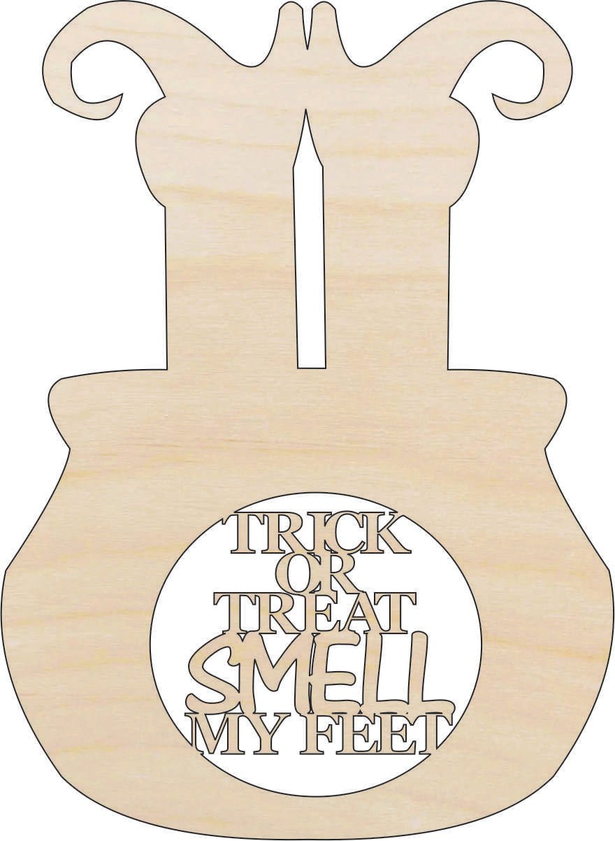 Witch Wood Craft Shape - Laser Cut Baltic Birch Unfinished DIY Wood Art Supplies FAL268 - The Wood Shape Store