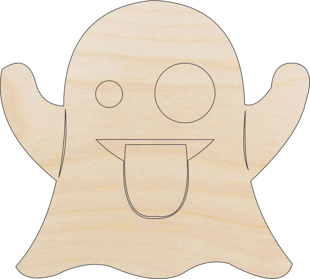 Ghost - Laser Cut Out Unfinished Wood Craft Shape FAL30