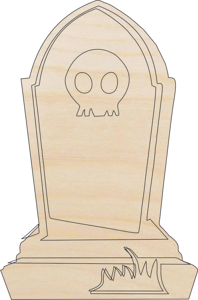 Tombstone - Laser Cut Out Unfinished Wood Craft Shape FAL38