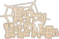 Halloween Wood Craft Shape - Laser Cut Baltic Birch Unfinished DIY Wood Art Supplies FAL60 - The Wood Shape Store