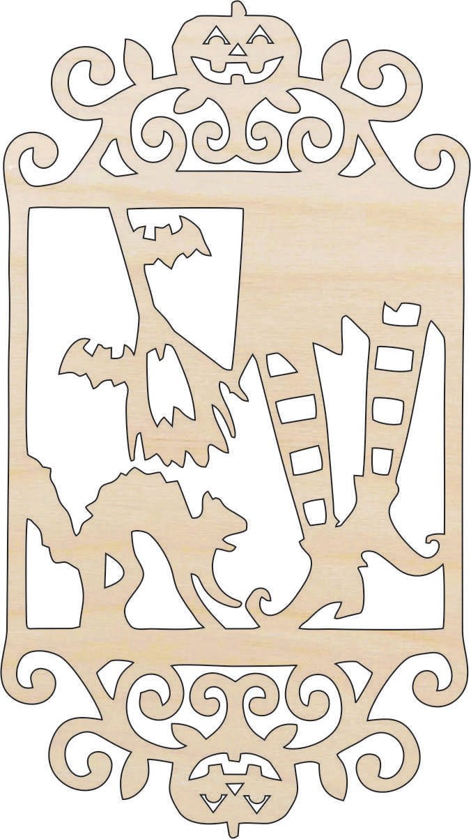 Witch Wood Craft Shape - Laser Cut Baltic Birch Unfinished DIY Wood Art Supplies FAL85 - The Wood Shape Store