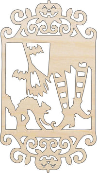 Witch Wood Craft Shape - Laser Cut Baltic Birch Unfinished DIY Wood Art Supplies FAL85 - The Wood Shape Store