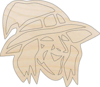 Witch Wood Craft Shape - Laser Cut Baltic Birch Unfinished DIY Wood Art Supplies FAL86 - The Wood Shape Store