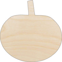 Pumpkin Wood Craft Shape - Laser Cut Baltic Birch Unfinished DIY Wood Art Supplies FAL87 - The Wood Shape Store