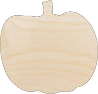 Pumpkin Wood Craft Shape - Laser Cut Baltic Birch Unfinished DIY Wood Art Supplies FAL88 - The Wood Shape Store