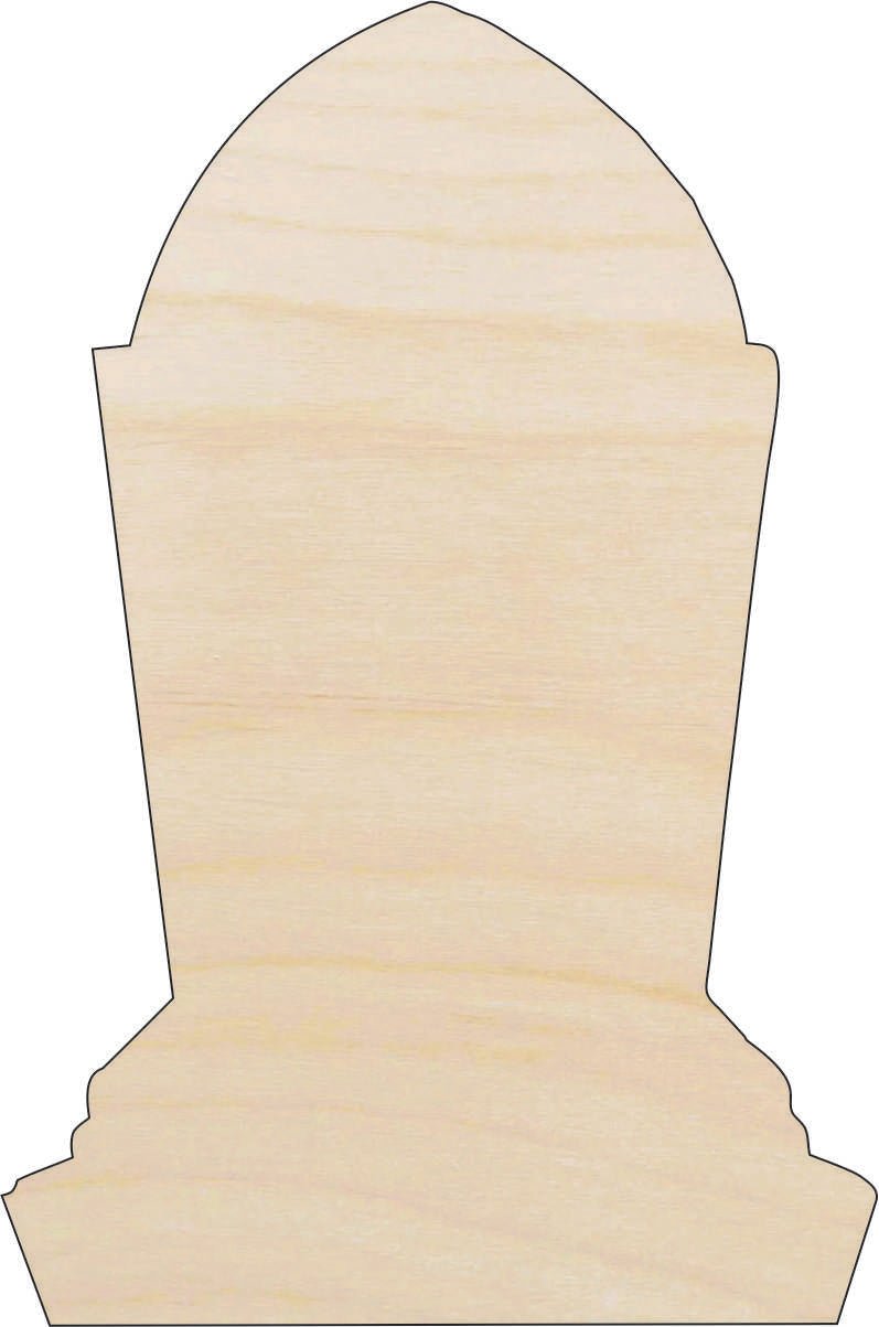 Tombstone Wood Craft Shape - Laser Cut Baltic Birch Unfinished DIY Wood Art Supplies FAL94 - The Wood Shape Store