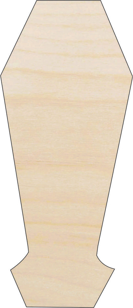 Coffin - Laser Cut Wood Shape FAL96