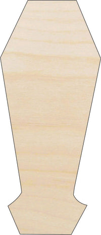 Coffin - Laser Cut Out Unfinished Wood Craft Shape FAL96 - The Wood Shape Store