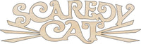 Cat Wood Craft Shape - Laser Cut Baltic Birch Unfinished DIY Wood Art Supplies FAL9 - The Wood Shape Store