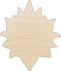 Flower Wood Craft Shape - Laser Cut Baltic Birch Unfinished DIY Wood Art Supplies FLR27 - The Wood Shape Store