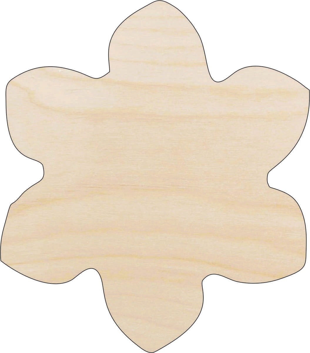 Flower Wood Craft Shape - Laser Cut Baltic Birch Unfinished DIY Wood Art Supplies FLR35 - The Wood Shape Store