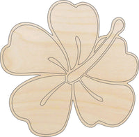 Flower Wood Craft Shape - Laser Cut Baltic Birch Unfinished DIY Wood Art Supplies FLR43 - The Wood Shape Store