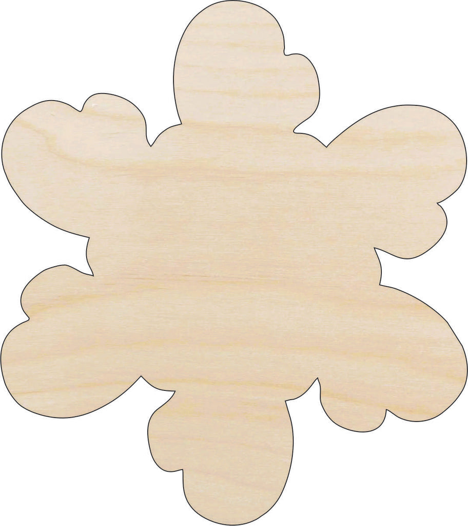 Flower - Laser Cut Out Unfinished Wood Craft Shape FLR82