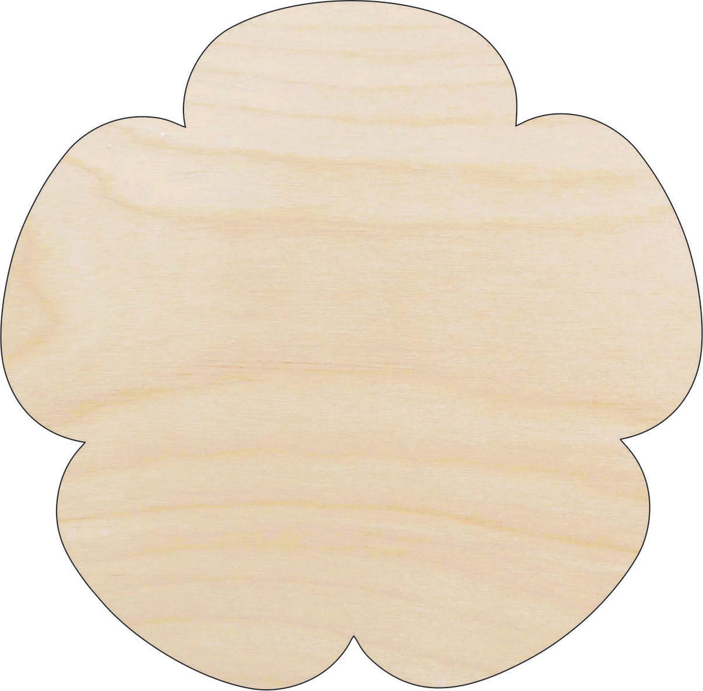 Flower - Laser Cut Out Unfinished Wood Craft Shape FLR90