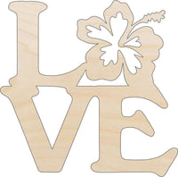 Flowers Phrase Wood Craft Shape - Laser Cut Baltic Birch Unfinished DIY Wood Art Supplies FLR94 - The Wood Shape Store