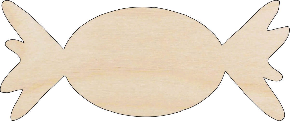 Candy Wood Craft Shape - Laser Cut Baltic Birch Unfinished DIY Wood Art Supplies FOD104 - The Wood Shape Store