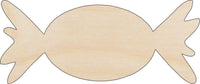 Candy Wood Craft Shape - Laser Cut Baltic Birch Unfinished DIY Wood Art Supplies FOD104 - The Wood Shape Store