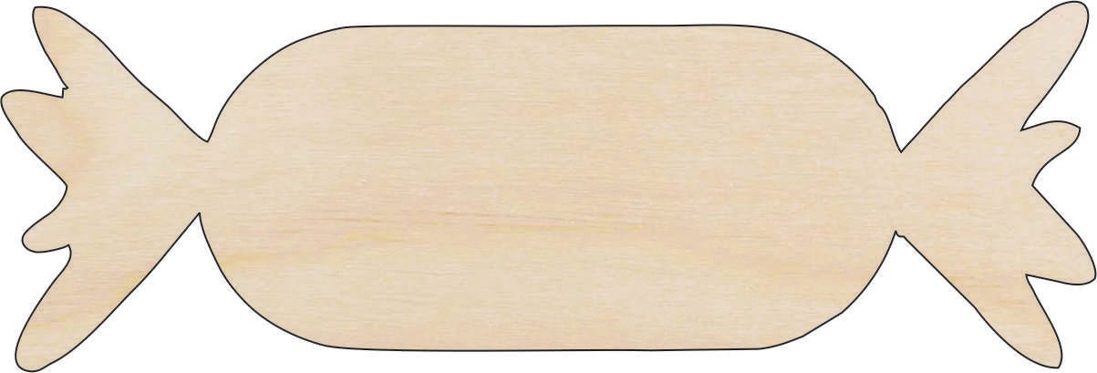 Candy Wood Craft Shape - Laser Cut Baltic Birch Unfinished DIY Wood Art Supplies FOD106 - The Wood Shape Store