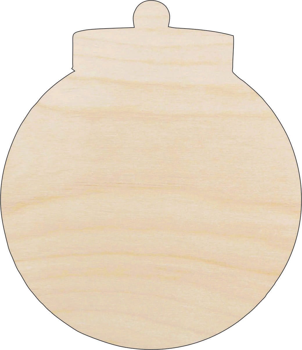 Jar Wood Craft Shape - Laser Cut Baltic Birch Unfinished DIY Wood Art Supplies FOD109 - The Wood Shape Store