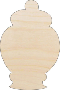 Jar Wood Craft Shape - Laser Cut Baltic Birch Unfinished DIY Wood Art Supplies FOD112 - The Wood Shape Store