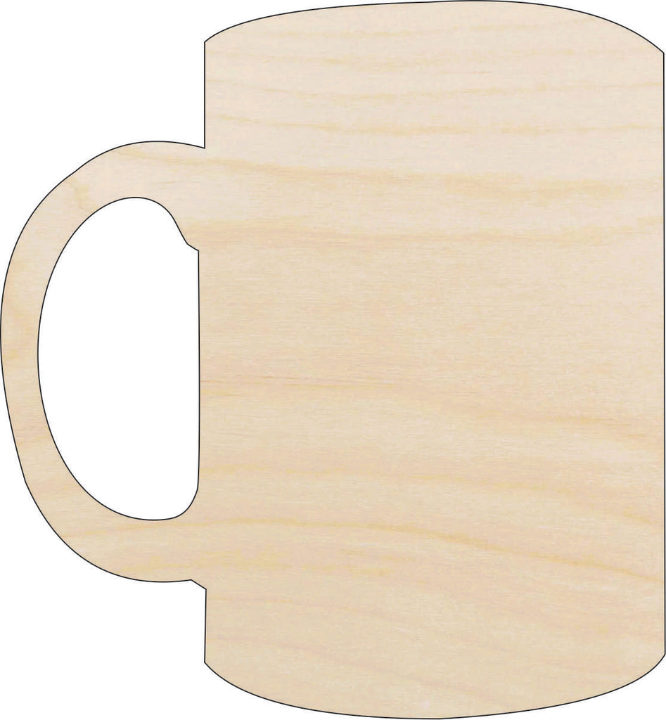Container Mug - Laser Cut Out Unfinished Wood Craft Shape FOD126