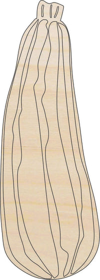 Zucchini Wood Craft Shape - Laser Cut Baltic Birch Unfinished DIY Wood Art Supplies FOD148 - The Wood Shape Store