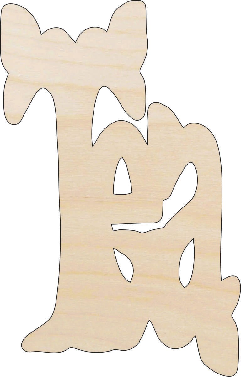 Tea Wood Craft Shape - Laser Cut Baltic Birch Unfinished DIY Wood Art Supplies FOD152 - The Wood Shape Store