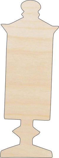 Jar Wood Craft Shape - Laser Cut Baltic Birch Unfinished DIY Wood Art Supplies FOD159 - The Wood Shape Store
