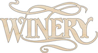Winery Wood Craft Shape - Laser Cut Baltic Birch Unfinished DIY Wood Art Supplies FOD170 - The Wood Shape Store