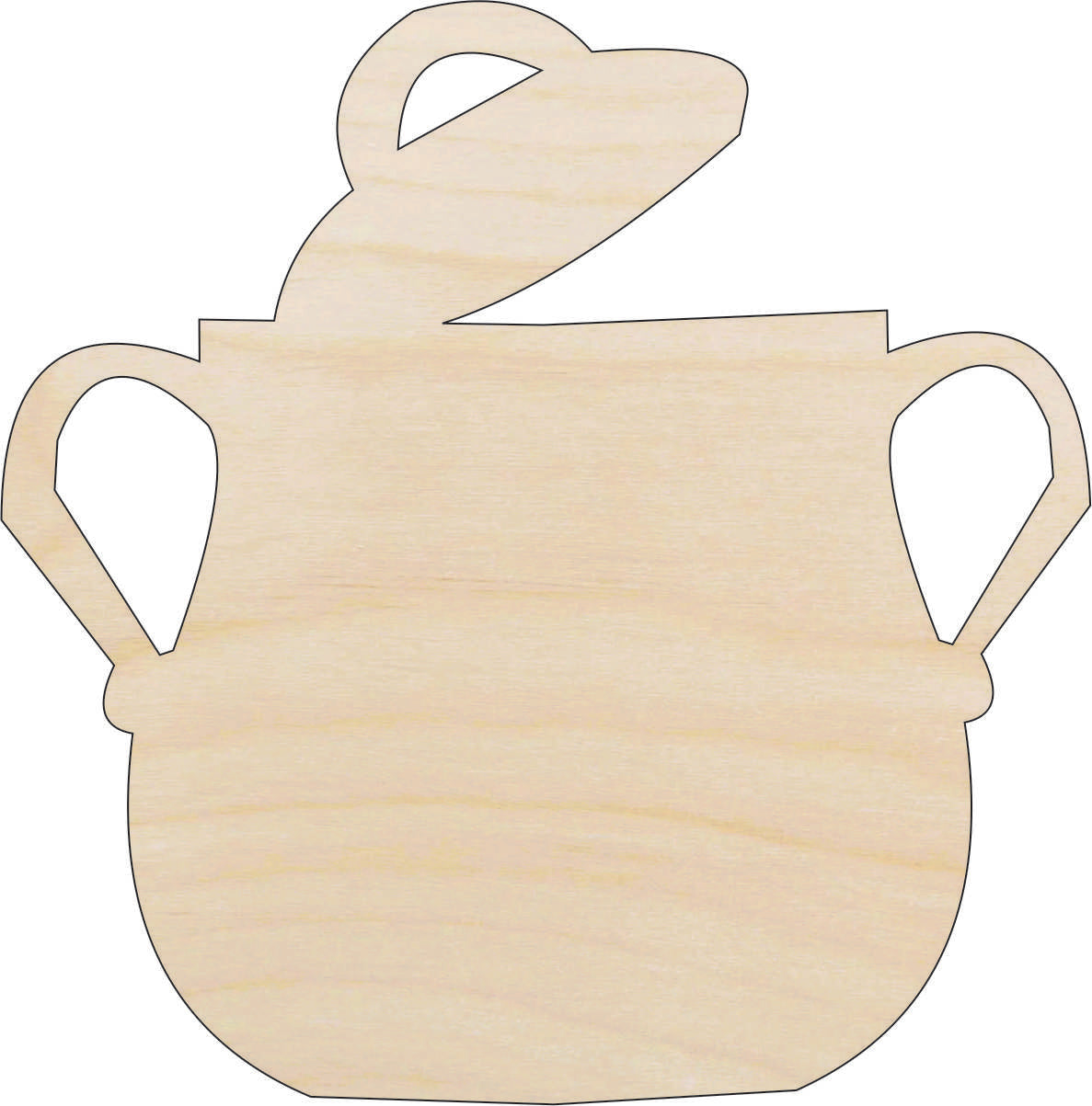 Container Jar - Laser Cut Out Unfinished Wood Craft Shape FOD174