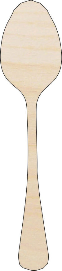 Spoon Wood Craft Shape - Laser Cut Baltic Birch Unfinished DIY Wood Art Supplies FOD177 - The Wood Shape Store