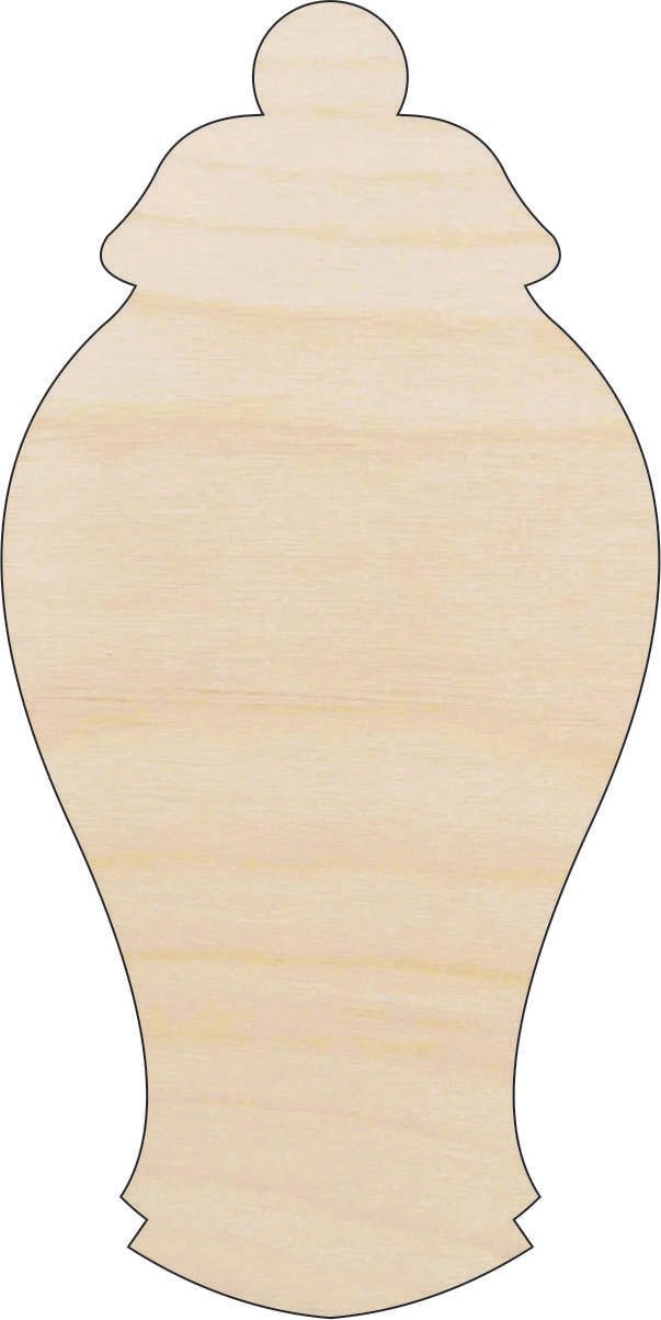 Jar Wood Craft Shape - Laser Cut Baltic Birch Unfinished DIY Wood Art Supplies FOD191 - The Wood Shape Store