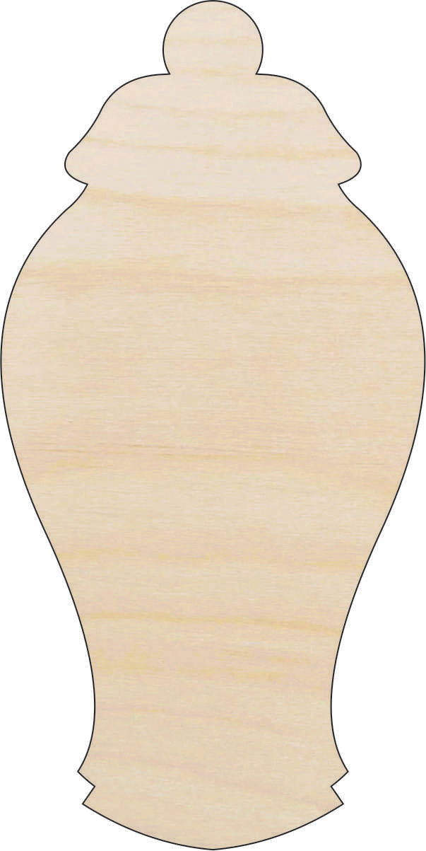 Container Jar - Laser Cut Out Unfinished Wood Craft Shape FOD191