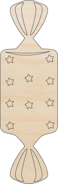 Candy Wood Craft Shape - Laser Cut Baltic Birch Unfinished DIY Wood Art Supplies FOD196 - The Wood Shape Store