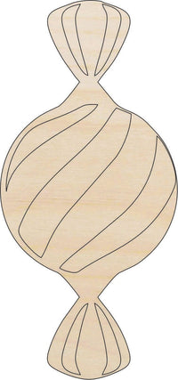Candy Wood Craft Shape - Laser Cut Baltic Birch Unfinished DIY Wood Art Supplies FOD197 - The Wood Shape Store