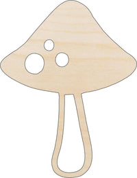 Mushroom Wood Craft Shape - Laser Cut Baltic Birch Unfinished DIY Wood Art Supplies FOD1 - The Wood Shape Store