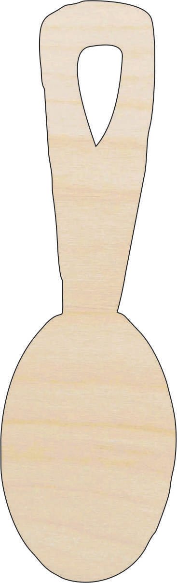 Spoon Wood Craft Shape - Laser Cut Baltic Birch Unfinished DIY Wood Art Supplies FOD205 - The Wood Shape Store