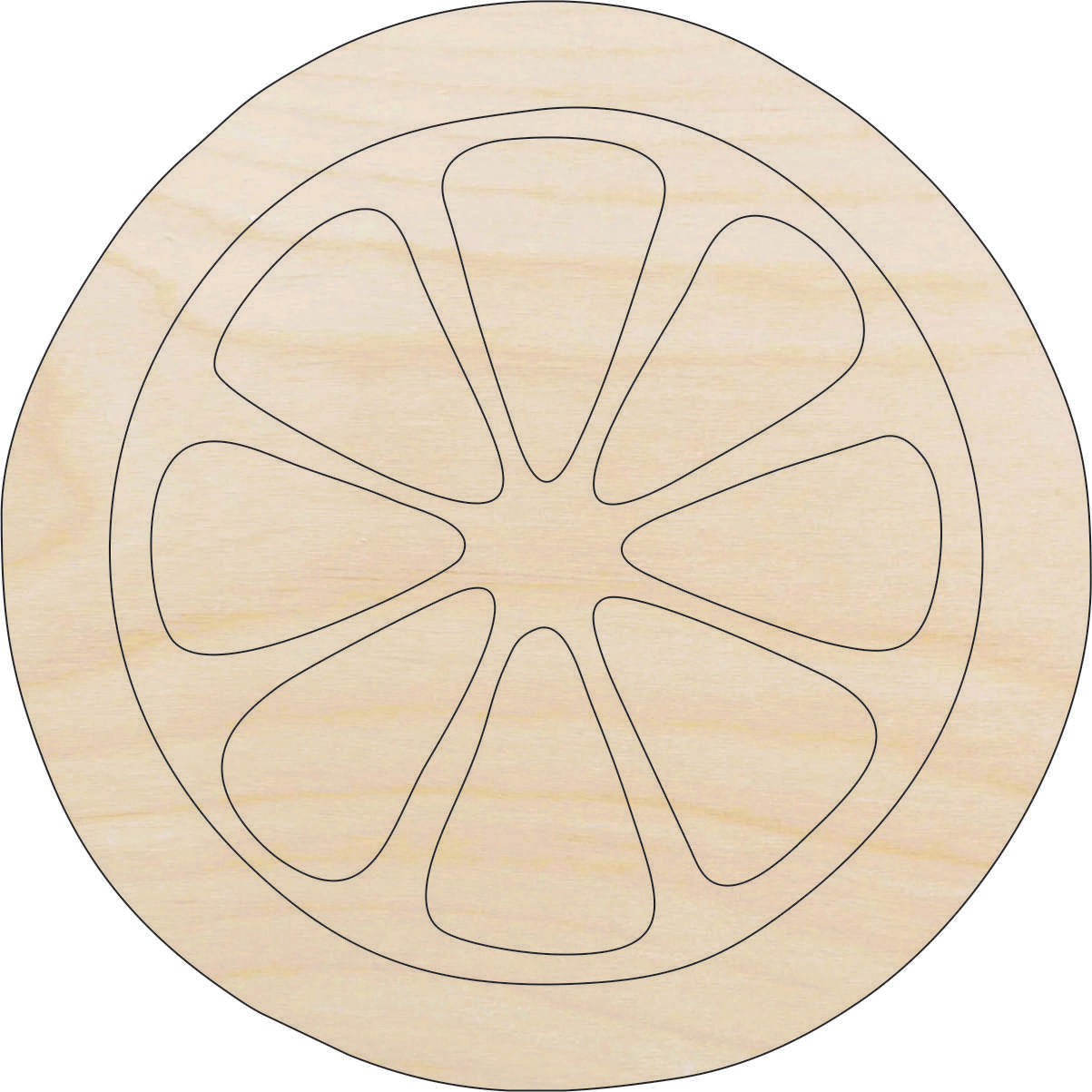 Food Lemon - Laser Cut Out Unfinished Wood Craft Shape FOD24 Food Lemon - Laser Cut Out Unfinished Wood Craft Shape FOD24