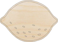 Lemon Wood Craft Shape - Laser Cut Baltic Birch Unfinished DIY Wood Art Supplies FOD26 - The Wood Shape Store