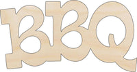 BBQ Wood Craft Shape - Laser Cut Baltic Birch Unfinished DIY Wood Art Supplies FOD30 - The Wood Shape Store