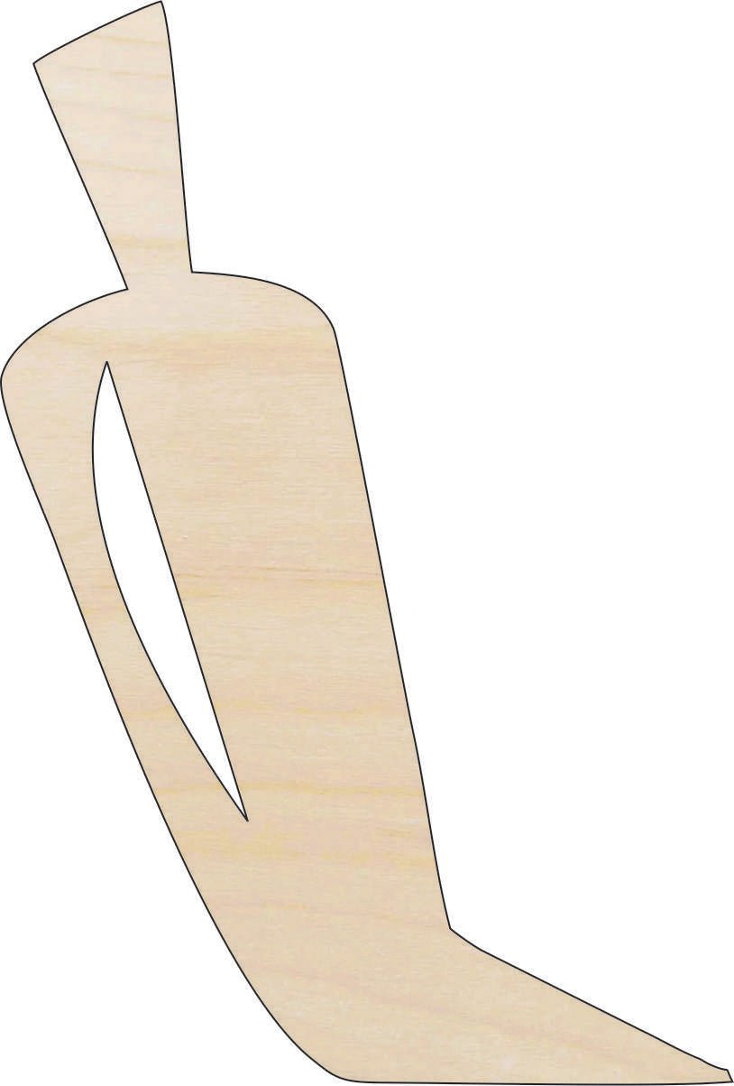 Pepper Wood Craft Shape - Laser Cut Baltic Birch Unfinished DIY Wood Art Supplies FOD31 - The Wood Shape Store