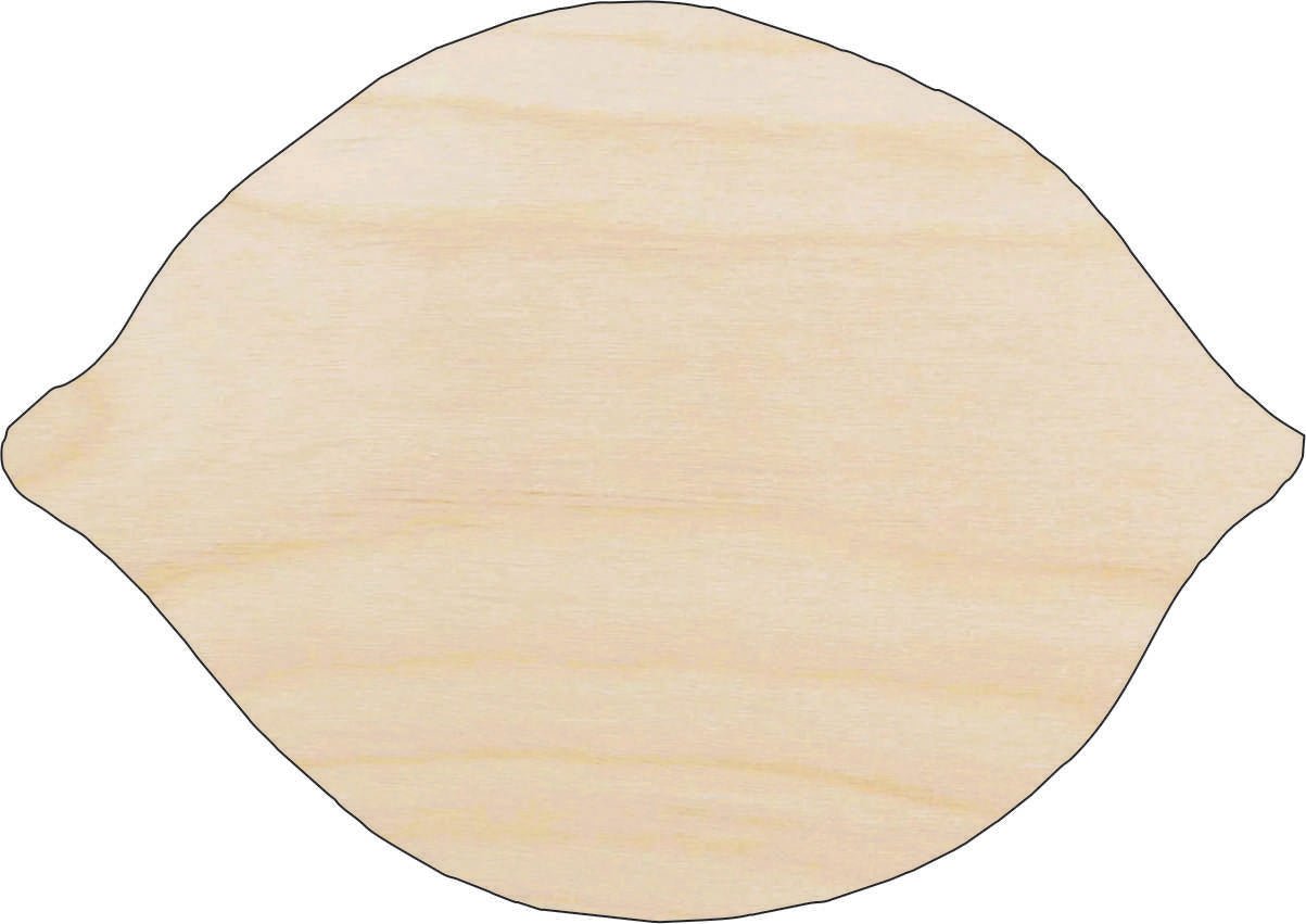 Lemon Wood Craft Shape - Laser Cut Baltic Birch Unfinished DIY Wood Art Supplies FOD64 - The Wood Shape Store
