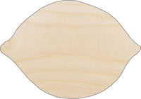 Lemon Wood Craft Shape - Laser Cut Baltic Birch Unfinished DIY Wood Art Supplies FOD64 - The Wood Shape Store
