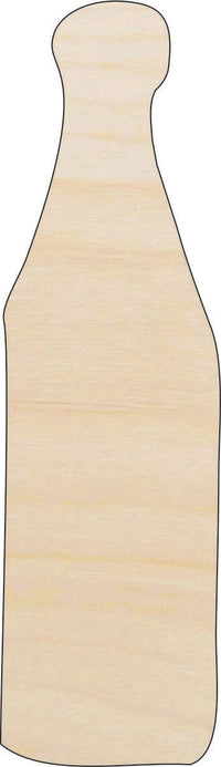 Bottle Wood Craft Shape - Laser Cut Baltic Birch Unfinished DIY Wood Art Supplies FOD75 - The Wood Shape Store