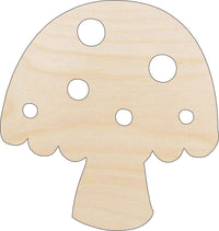 Mushroom Wood Craft Shape - Laser Cut Baltic Birch Unfinished DIY Wood Art Supplies FOD76 - The Wood Shape Store